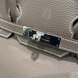エルメス HERMES バーキン30 C刻 エトゥープ シルバー金具 トゴ レディース ハンドバッグ