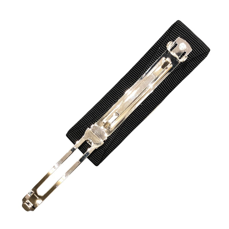 サルヴァトーレ・フェラガモ Salvatore Ferragamo ヴォラリボンバレッタ ブラック クリスタル アクセサリー