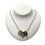 ルイ・ヴィトン LOUIS VUITTON ペンダント・モノグラムホールド ゴールド/ブラック/シルバー メタル ジュエリー