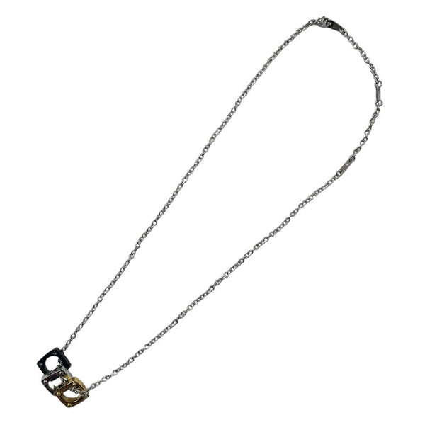 ルイ・ヴィトン LOUIS VUITTON ペンダント・モノグラムホールド ゴールド/ブラック/シルバー メタル ジュエリー