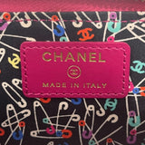 シャネル CHANEL フラグメントカードケース AP4478 パープル/GD キャビア レディース カードケース