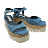 ステラ・マッカートニー STELLA McCARTNEY プラットフォームサンダル 501708 ブルー レディース サンダル