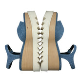 ステラ・マッカートニー STELLA McCARTNEY プラットフォームサンダル 501708 ブルー レディース サンダル
