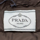 プラダ PRADA トライアングルロゴ ダウンジャケット 29X544 ブラック ナイロン レディース ダウンジャケット