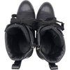 プラダ PRADA トライアングルロゴ ショートブーツ ブラック ナイロン/レザー レディース ブーツ