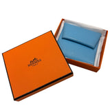 エルメス HERMES バスティア B刻 セレステ シルバー金具 エプソン レディース コインケース