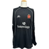 バレンシアガ BALENCIAGA PARIS SOCCER メッシュテクニカルジャージー長袖Tシャツ 778972 ブラック コットン メンズ 長袖Ｔシャツ