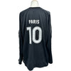 バレンシアガ BALENCIAGA PARIS SOCCER メッシュテクニカルジャージー長袖Tシャツ 778972 ブラック コットン メンズ 長袖Ｔシャツ