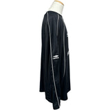 バレンシアガ BALENCIAGA PARIS SOCCER メッシュテクニカルジャージー長袖Tシャツ 778972 ブラック コットン メンズ 長袖Ｔシャツ