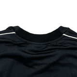 バレンシアガ BALENCIAGA PARIS SOCCER メッシュテクニカルジャージー長袖Tシャツ 778972 ブラック コットン メンズ 長袖Ｔシャツ