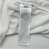 バレンシアガ BALENCIAGA PARIS SOCCER メッシュテクニカルジャージー長袖Tシャツ 778972 ホワイト コットン メンズ 長袖Ｔシャツ