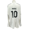 バレンシアガ BALENCIAGA PARIS SOCCER メッシュテクニカルジャージー長袖Tシャツ 778972 ホワイト コットン メンズ 長袖Ｔシャツ