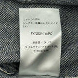 クリスチャン・ディオール Christian Dior オブリーク総柄半袖ニットポロシャツ 293M832AT472 ネイビー コットン メンズ ポロシャツ