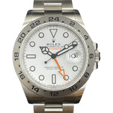ロレックス ROLEX エクスプローラー2 226570 ホワイト/ステンレス ステンレススチール メンズ 腕時計