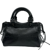バレンシアガ BALENCIAGA ル シティ スモール 835256 ブラック ブラック金具 レザー レディース ショルダーバッグ