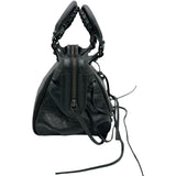 バレンシアガ BALENCIAGA ル シティ スモール 835256 ブラック ブラック金具 レザー レディース ショルダーバッグ