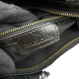 バレンシアガ BALENCIAGA ル シティ スモール 835256 ブラック ブラック金具 レザー レディース ショルダーバッグ