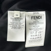 フェンディ FENDI スタンドカラーウールワンピース FDC955 ブラック ウール レディース ワンピース