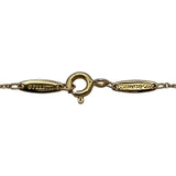 ティファニー TIFFANY＆CO バイザヤードネックレス ピンクゴールド Au750 ダイヤモンド ジュエリー