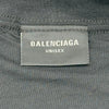 バレンシアガ BALENCIAGA ロゴプリントTシャツ 787358 ブラック コットン メンズ 半袖Ｔシャツ