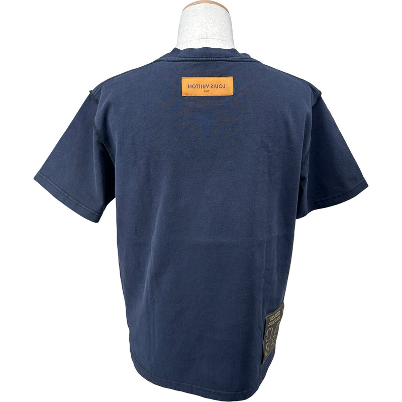 ルイヴィトン インサイドアウト Tシャツ size S ネイビー ルイ・ヴィトン LOUIS VUITTON インサイドアウト クルーネックTシャツ