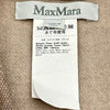 マックスマーラ Max Mara ロゴ総柄ブローチ付きポンチョ 23473609376 ベージュ ウール レディース ポンチョ