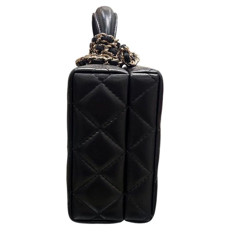 シャネル CHANEL ココマークマトラッセチェーンショルダー AS5167 ブラック/ゴールド金具 ラム レディース ショルダーバッグ シャネル CHANEL ココマークマトラッセチェーンショルダー AS5167