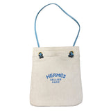 エルメス HERMES アリーヌPM ブルージーン ゴールド金具 トワル/エプソン レディース ショルダーバッグ