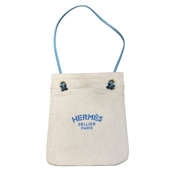 エルメス HERMES アリーヌPM ブルージーン ゴールド金具 トワル