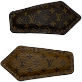 ルイ・ヴィトン LOUIS VUITTON セット2バレッタLVバレッタステージミニ AK5206 ブラウン モノグラム レディース バレッタ
