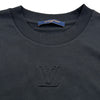 ルイ・ヴィトン LOUIS VUITTON エンボスロゴ長袖Tシャツ HSY43W ブラック コットン メンズ 半袖Ｔシャツ