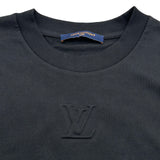 ルイ・ヴィトン LOUIS VUITTON エンボスロゴ長袖Tシャツ HSY43W ブラック コットン メンズ 半袖Ｔシャツ