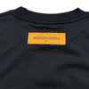 ルイ・ヴィトン LOUIS VUITTON エンボスロゴ長袖Tシャツ HSY43W ブラック コットン メンズ 半袖Ｔシャツ