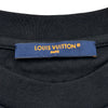 ルイ・ヴィトン LOUIS VUITTON エンボスロゴ長袖Tシャツ HSY43W ブラック コットン メンズ 半袖Ｔシャツ