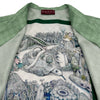 グッチ GUCCI ×ヒグチユウコ GG総柄シルクシャツ 864048 グリーン シルク メンズ 半袖シャツ