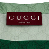 グッチ GUCCI ×ヒグチユウコ GG総柄シルクシャツ 864048 グリーン シルク メンズ 半袖シャツ