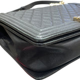 シャネル CHANEL ボーイシャネル28 A92193 ブラック・ゴールド金具 キャビア レディース ショルダーバッグ