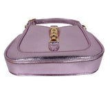 グッチ GUCCI ジャッキー1961 760249 メタリックピンク/ゴールド金具 レザー レディース ショルダーバッグ
