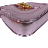 グッチ GUCCI ジャッキー1961 760249 メタリックピンク/ゴールド金具 レザー レディース ショルダーバッグ