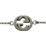 グッチ GUCCI インターロッキングダイヤブレス ホワイトゴールド 750 ダイヤモンド ジュエリー