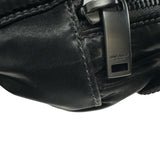 サンローラン SAINT LAURENT エンブロイダリーボディバッグ 758258 ブラック ブラック金具 ナイロン/レザー メンズ ボディバッグ