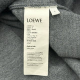 ロエベ LOEWE アナグラムジップアップニットフーディー H526Y16K84 グレー ウール メンズ ニット
