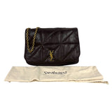 サンローラン SAINT LAURENT ジェイミー 805859 ブラウン　ゴールド金具 ラムスキン レディース ショルダーバッグ