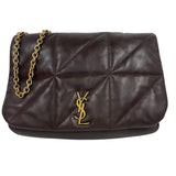 サンローラン SAINT LAURENT ジェイミー 805859 ブラウン　ゴールド金具 ラムスキン レディース ショルダーバッグ