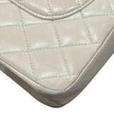 シャネル CHANEL マトラッセ25 A01112 ベージュ　シルバー金具 ラムスキン レディース ショルダーバッグ