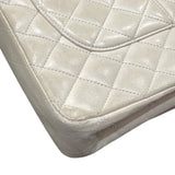シャネル CHANEL マトラッセ25 A01112 ベージュ　シルバー金具 ラムスキン レディース ショルダーバッグ