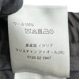 クリスチャン・ディオール Christian Dior テイラードトラックパンツ 733C139E3226 ブラック コットン メンズ パンツ