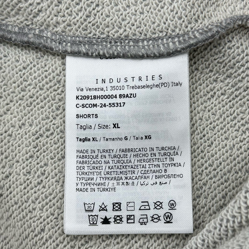 モンクレール MONCLER ロゴワッペンスウェットハーフパンツ グレー