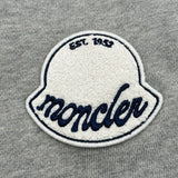 モンクレール MONCLER ロゴワッペンスウェットハーフパンツ グレー コットン メンズ ショートパンツ