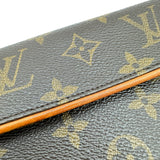 ルイ・ヴィトン LOUIS VUITTON ポシェット・ティーヌフロラン M51855 ブラウン モノグラムキャンバス レディース ポーチ